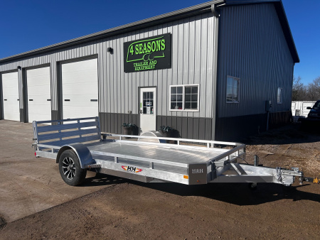 New 2026 H&H Trailers 78 X14' SA Aluminum bi-fold gate Utility Trailer