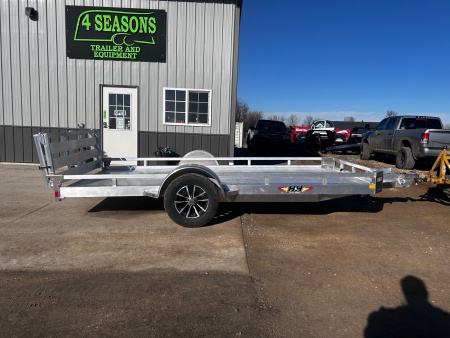 New 2026 H&H Trailers 78"X14' SA Aluminum bi-fold gate Utility Trailer