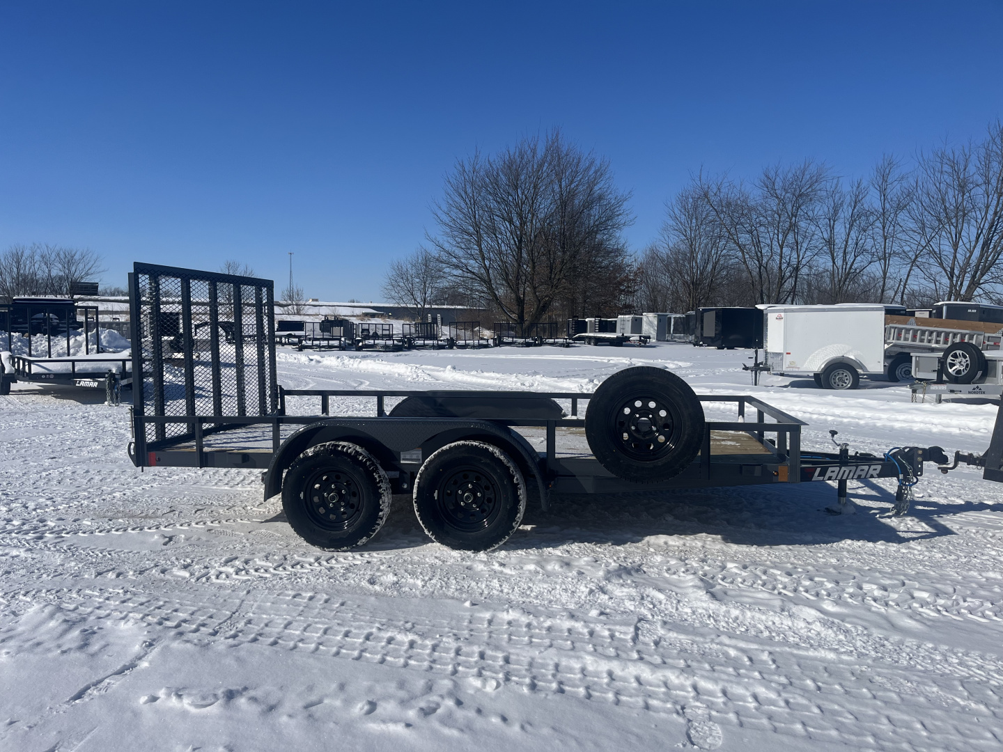 New 2026 Lamar Trailers 83"x14' Utility Trailer