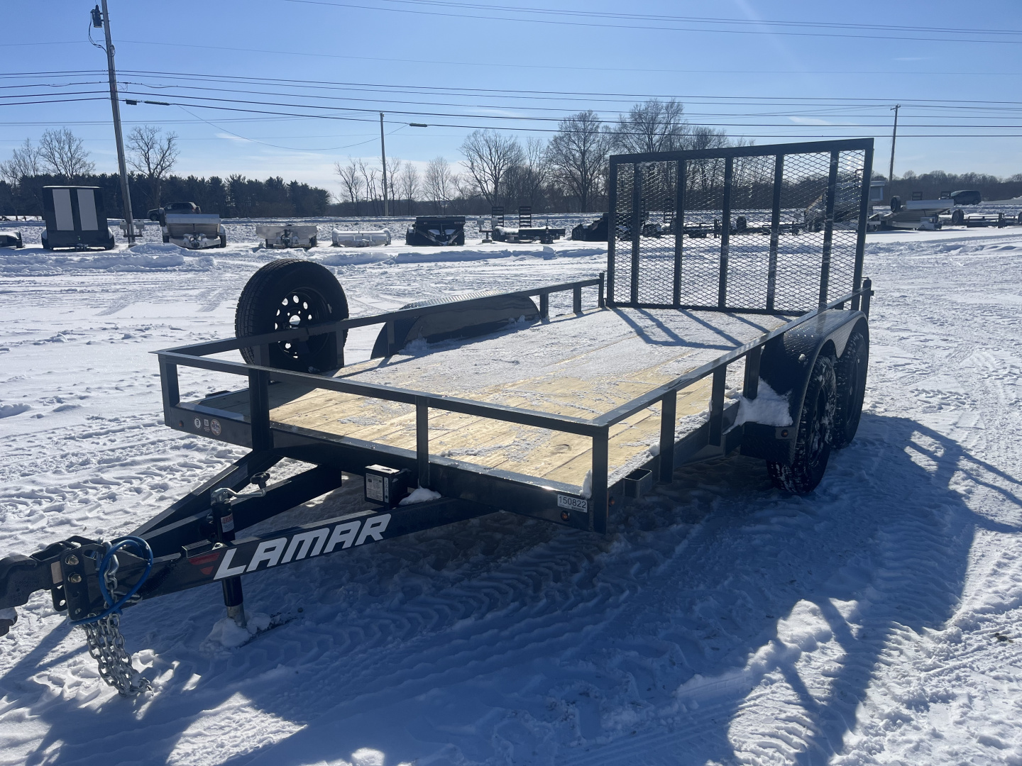 New 2026 Lamar Trailers 83"x14' Utility Trailer