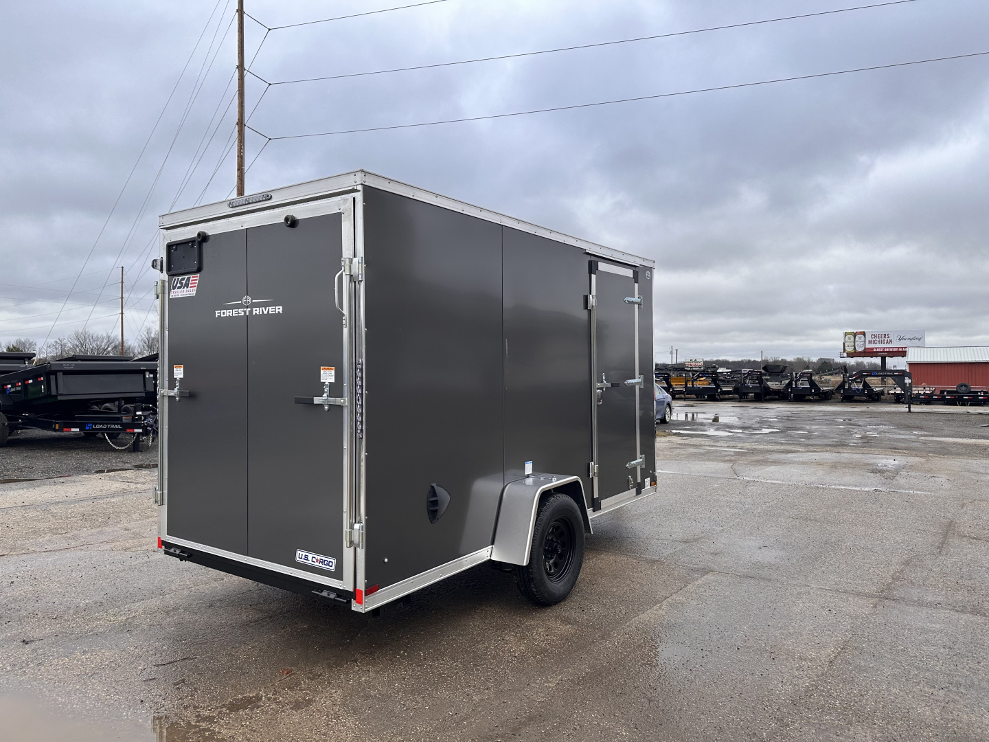 New 2026 US Cargo 6x12 Scout 3k V-Nose Cargo / Enclosed Trailer