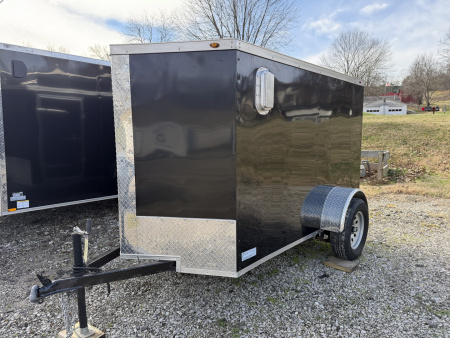 Used 2022 Power Line 5X8SA Cargo / Enclosed Trailer