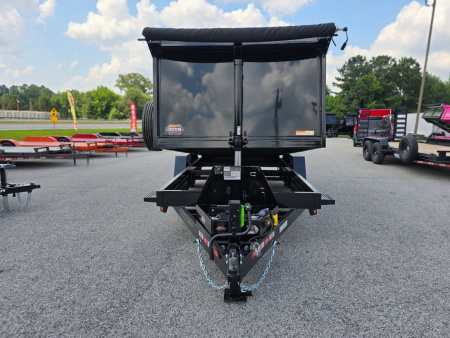 New 2026 PROSPECTOR 7X16 16K TELESCOPING DUMP TRAILER WITH 4' WALLS AND SPREADER GATE