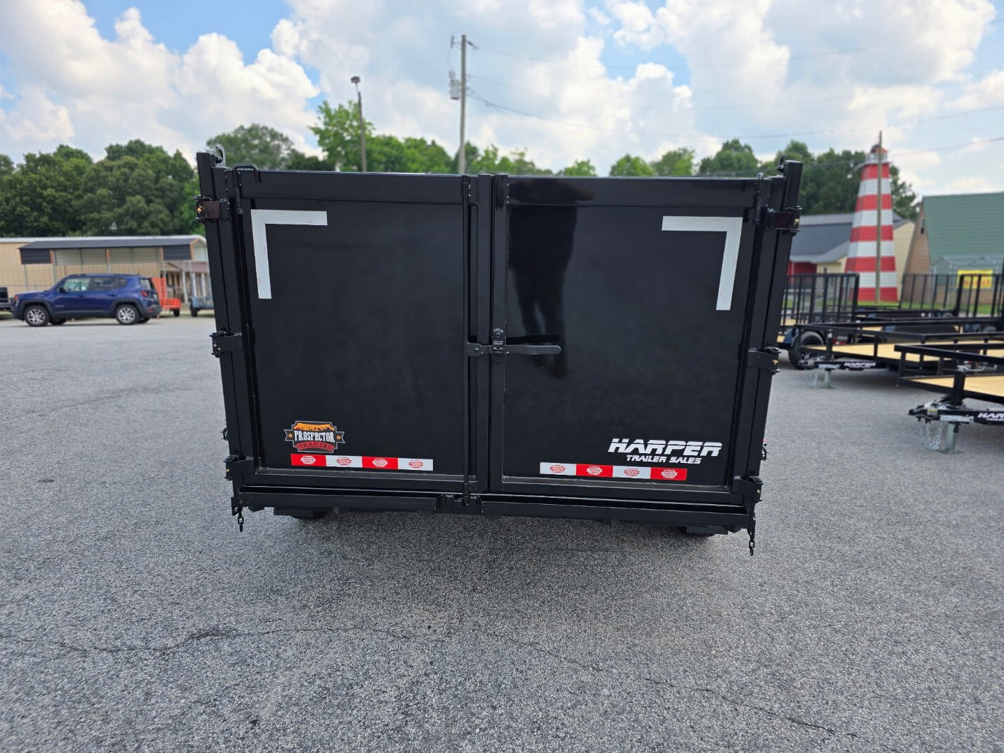 New 2026 PROSPECTOR 7X16 16K TELESCOPING DUMP TRAILER WITH 4' WALLS AND SPREADER GATE