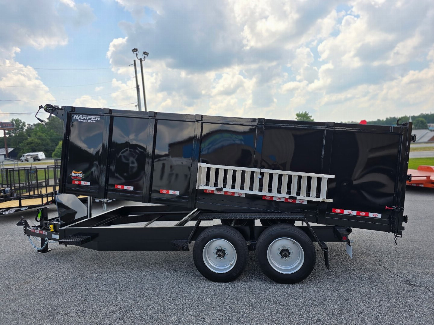 New 2026 PROSPECTOR 7X16 16K TELESCOPING DUMP TRAILER WITH 4' WALLS AND SPREADER GATE
