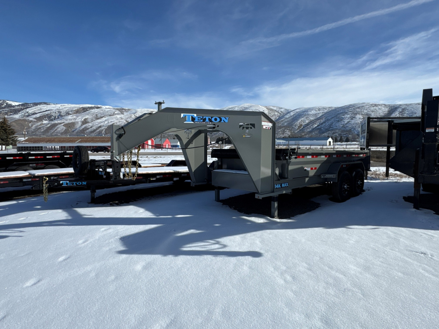 New 2026 Teton Trailer 14k GN Dump