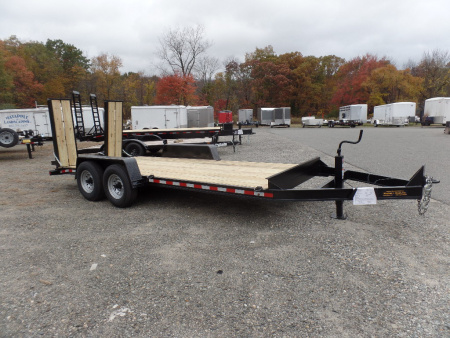 New 18 ft. Equipment Trailer can Haul 11,000 lbs. Payload, 14,000 lb. GVWR