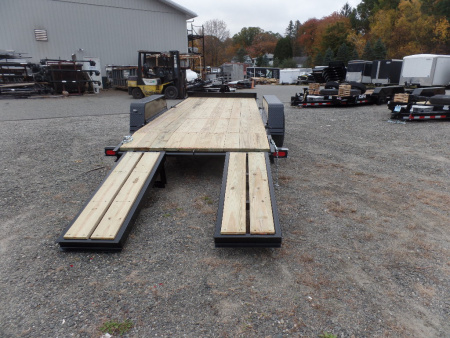 New 18 ft. Equipment Trailer can Haul 11,000 lbs. Payload, 14,000 lb. GVWR