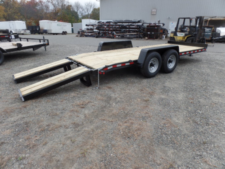 New 18 ft. Equipment Trailer can Haul 11,000 lbs. Payload, 14,000 lb. GVWR