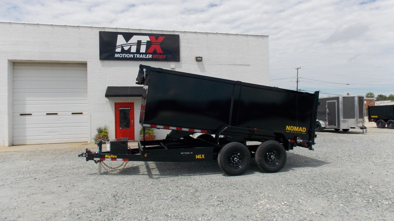 New 2026 Big Tex 7x14 14LX 14K Dump w/ Slide-In Ramps & 4' Sides