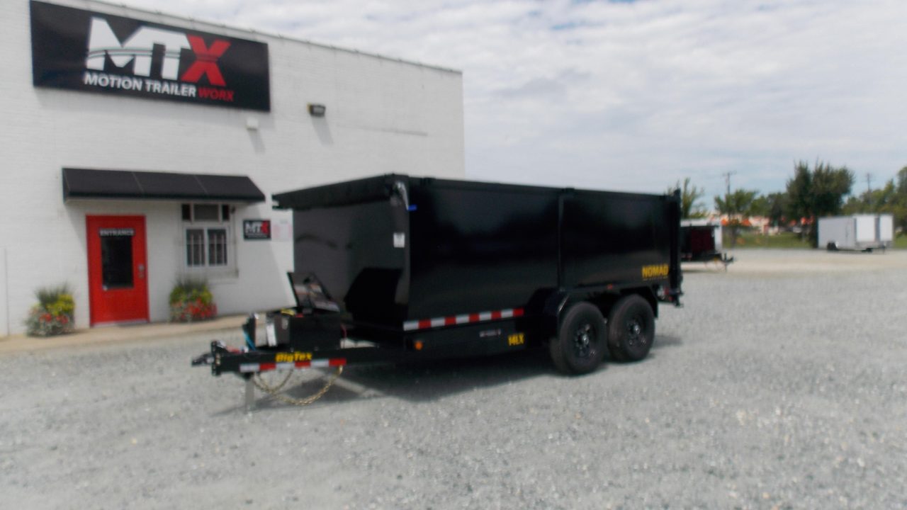 New 2026 Big Tex 7x14 14LX 14K Dump w/ Slide-In Ramps & 4' Sides