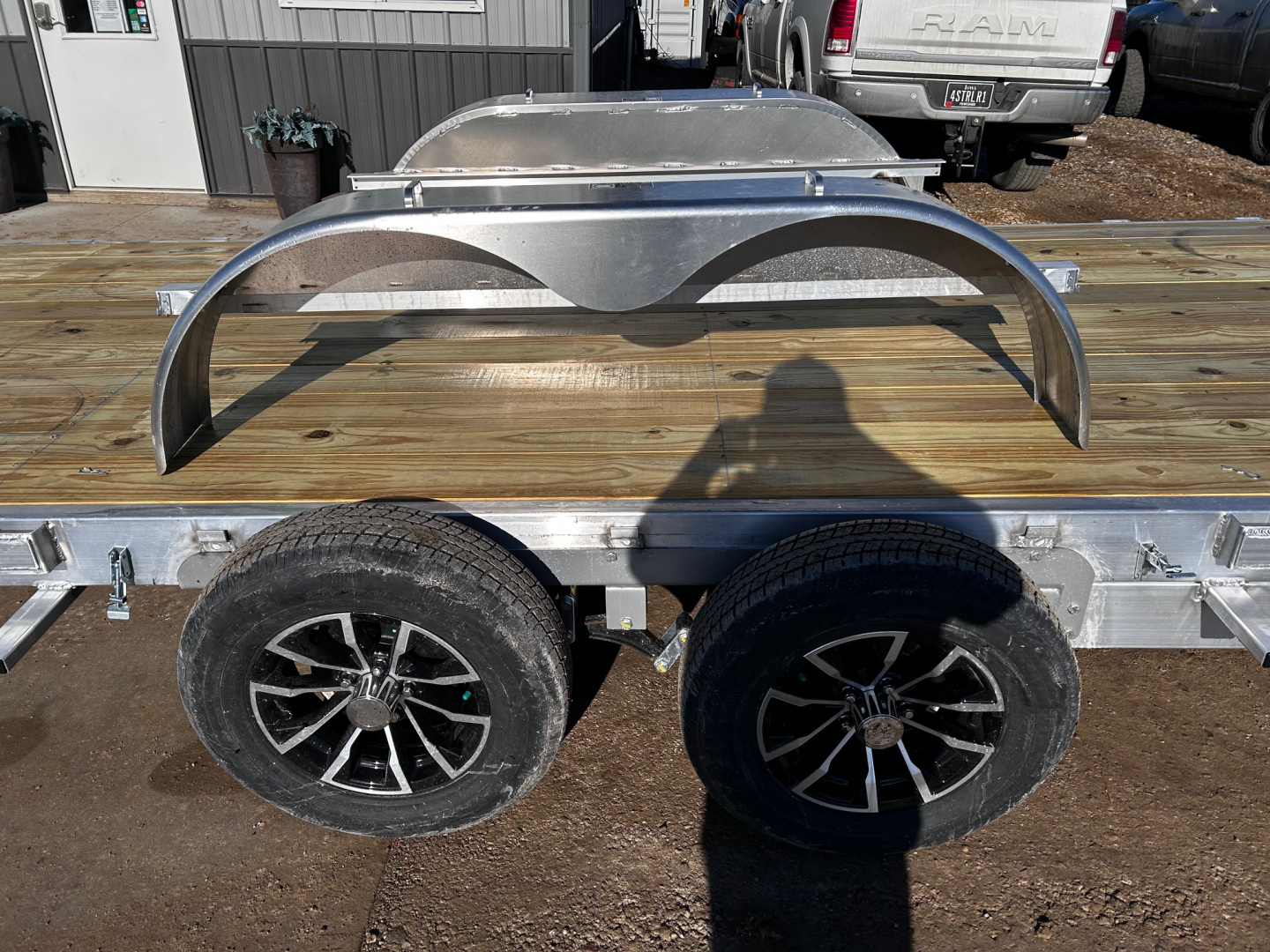 New 2026 H&H Trailers 82"X20' Aluminum Speed loader power tilt 7k gvwr Car / Racing Trailer