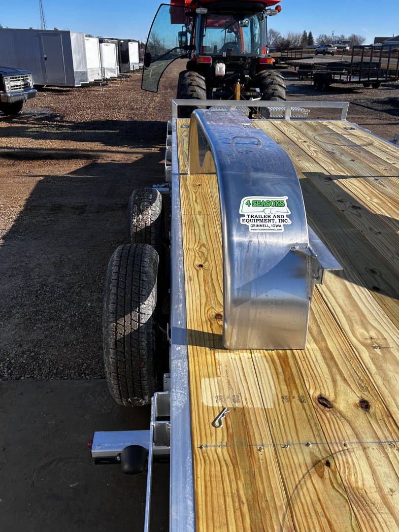 New 2026 H&H Trailers 82"X20' Aluminum Speed loader power tilt 7k gvwr Car / Racing Trailer