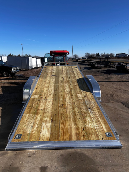 New 2026 H&H Trailers 82"X20' Aluminum Speed loader power tilt 7k gvwr Car / Racing Trailer