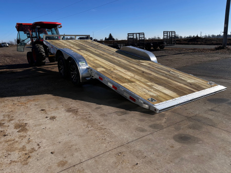 New 2026 H&H Trailers 82"X20' Aluminum Speed loader power tilt 7k gvwr Car / Racing Trailer