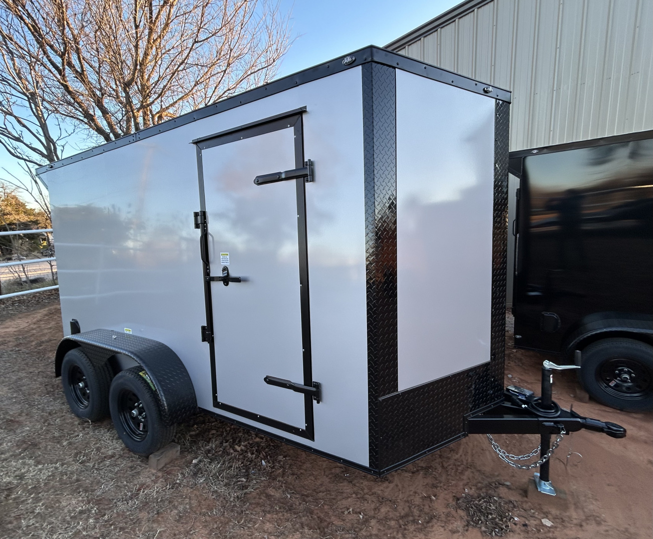 New 2026 Family Trailer 6x12 Tandem Axle Cargo / Enclosed Trailer- Screwless Exterior- Blackout Pkg- Rear Spoiler