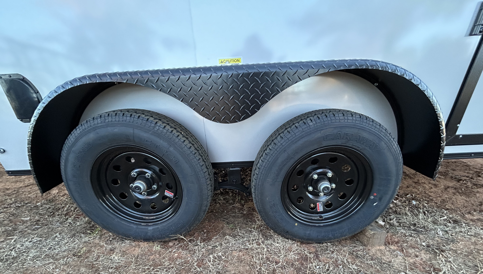 New 2026 Family Trailer 6x12 Tandem Axle Cargo / Enclosed Trailer- Screwless Exterior- Blackout Pkg- Rear Spoiler