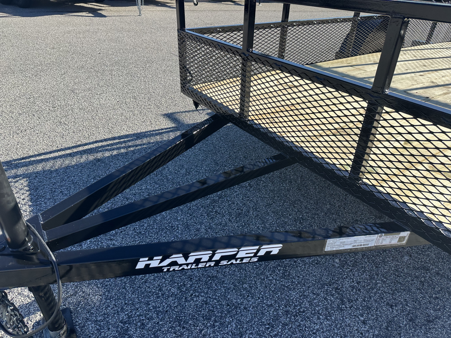 New 2026 6.5X12 CUSTOM RAIL SINGLE AXLE UTILITY TRAILER