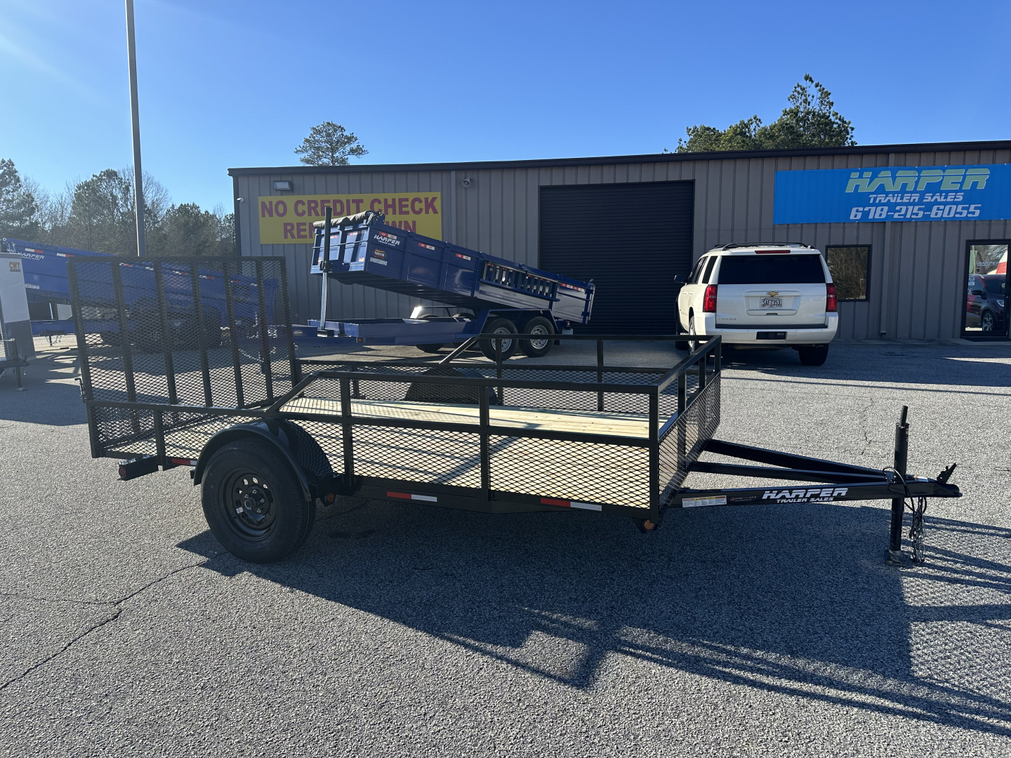 New 2026 6.5X12 CUSTOM RAIL SINGLE AXLE UTILITY TRAILER