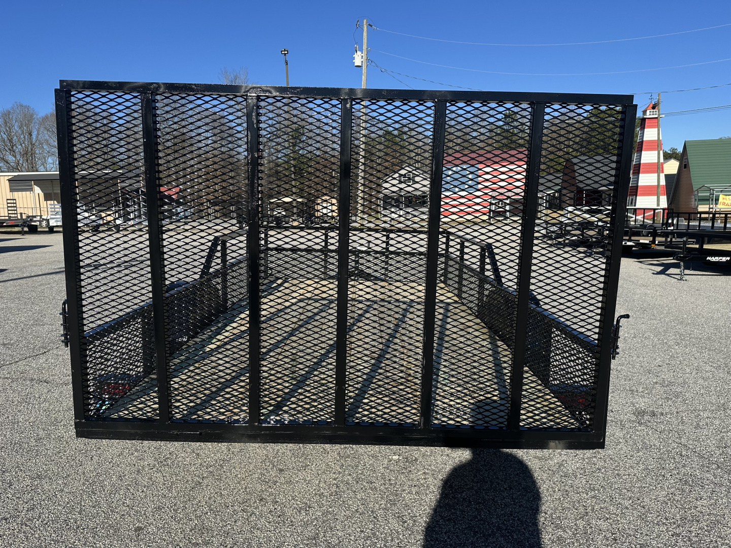 New 2026 6.5X12 CUSTOM RAIL SINGLE AXLE UTILITY TRAILER