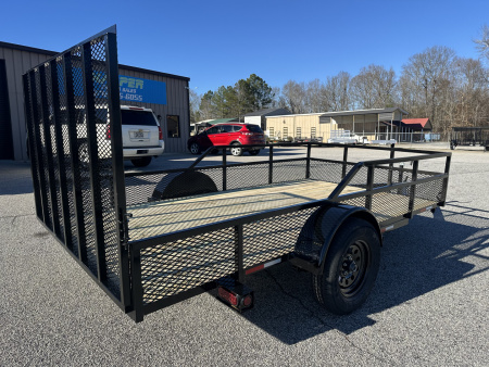 New 2026 6.5X12 CUSTOM RAIL SINGLE AXLE UTILITY TRAILER