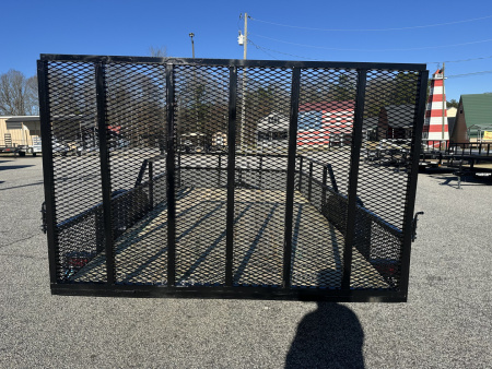 New 2026 6.5X12 CUSTOM RAIL SINGLE AXLE UTILITY TRAILER