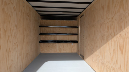 New 2026 Car Mate 7x18 HD Contractor Trailer w/ Rear Barn Doors (9990#)