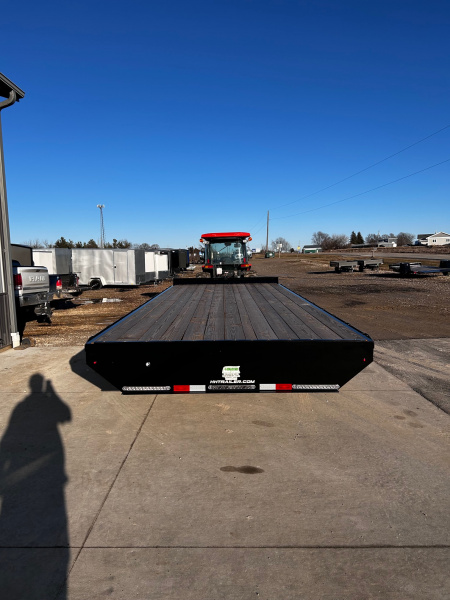 New 2026 H&H Trailers 102"X22' 14K DECKOVER BUMPER PULL Equipment Trailer