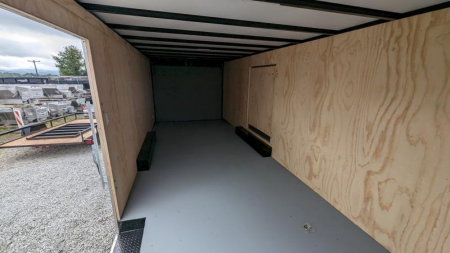 New 2026 Car Mate 8.5x24 HD Custom Car Hauler w/ Ramp Door & Get Out Door!