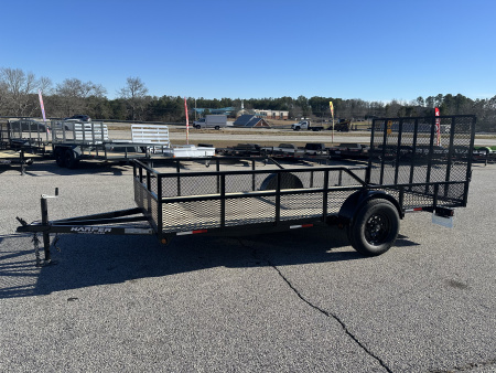 New 2026 6.5X14 CUSTOM RAIL SINGLE AXLE UTILITY TRAILER