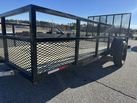 New 2026 6.5X14 CUSTOM RAIL SINGLE AXLE UTILITY TRAILER
