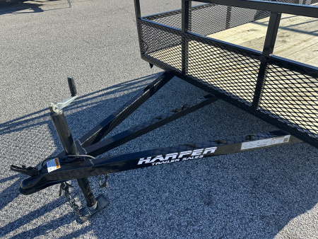 New 2026 6.5X14 CUSTOM RAIL SINGLE AXLE UTILITY TRAILER