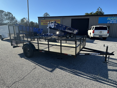 New 2026 6.5X14 CUSTOM RAIL SINGLE AXLE UTILITY TRAILER