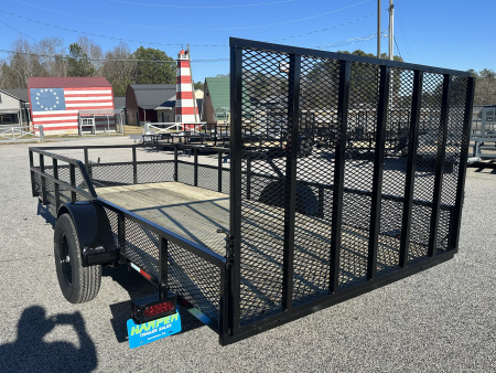 New 2026 6.5X14 CUSTOM RAIL SINGLE AXLE UTILITY TRAILER