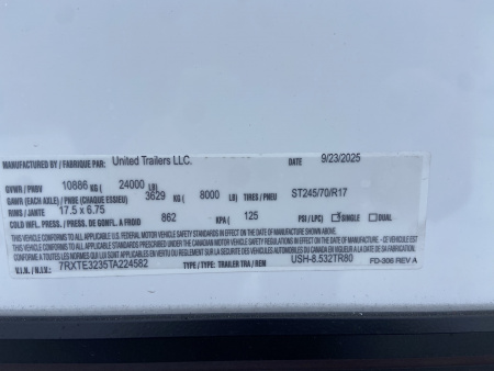 New United USH 8.5x32 Stacker