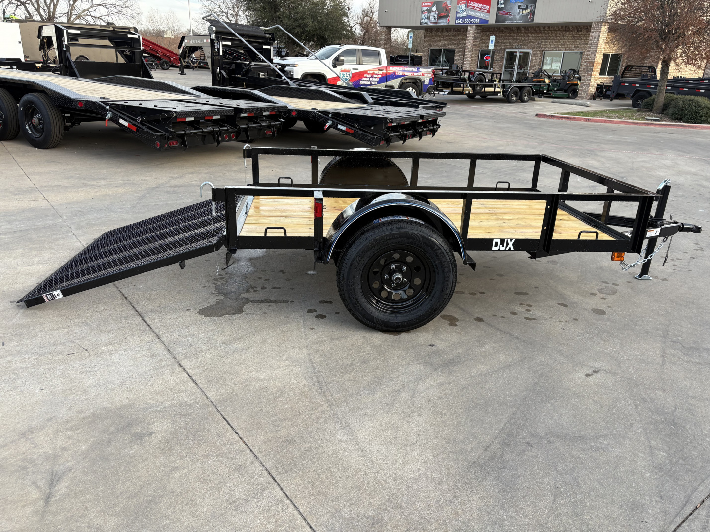 New 2026 Top Hat Trailers DJX 8X60 Utility Trailer
