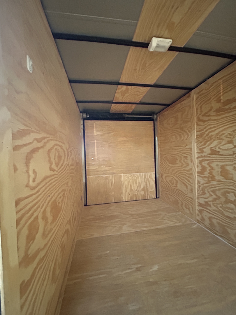 New 2026 Family Trailer 6x12 Tandem Axle Cargo / Enclosed Trailer-Screwless Exterior-Blackout Pkg-Rear Spoiler