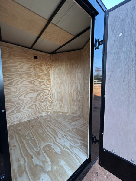 New 2026 Family Trailer 6x12 Tandem Axle Cargo / Enclosed Trailer-Screwless Exterior-Blackout Pkg-Rear Spoiler