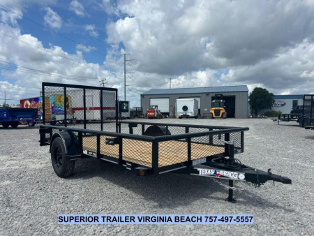 New 2026 Texas Bragg Trailers 6x12P Utility Trailer w/ Gate Utility Trailer