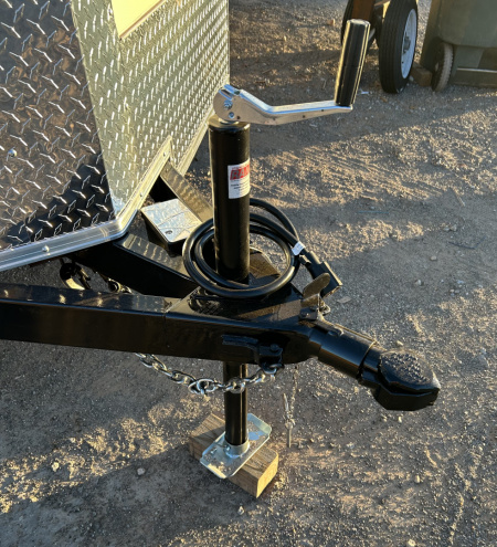 New 2026 Family Trailer 7x16 Tandem Axle Cargo / Enclosed Trailer-Screwless Exterior-Rear Spoiler