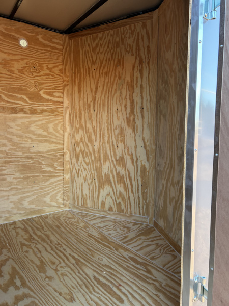 New 2026 Family Trailer 7x16 Tandem Axle Cargo / Enclosed Trailer-Screwless Exterior-Rear Spoiler