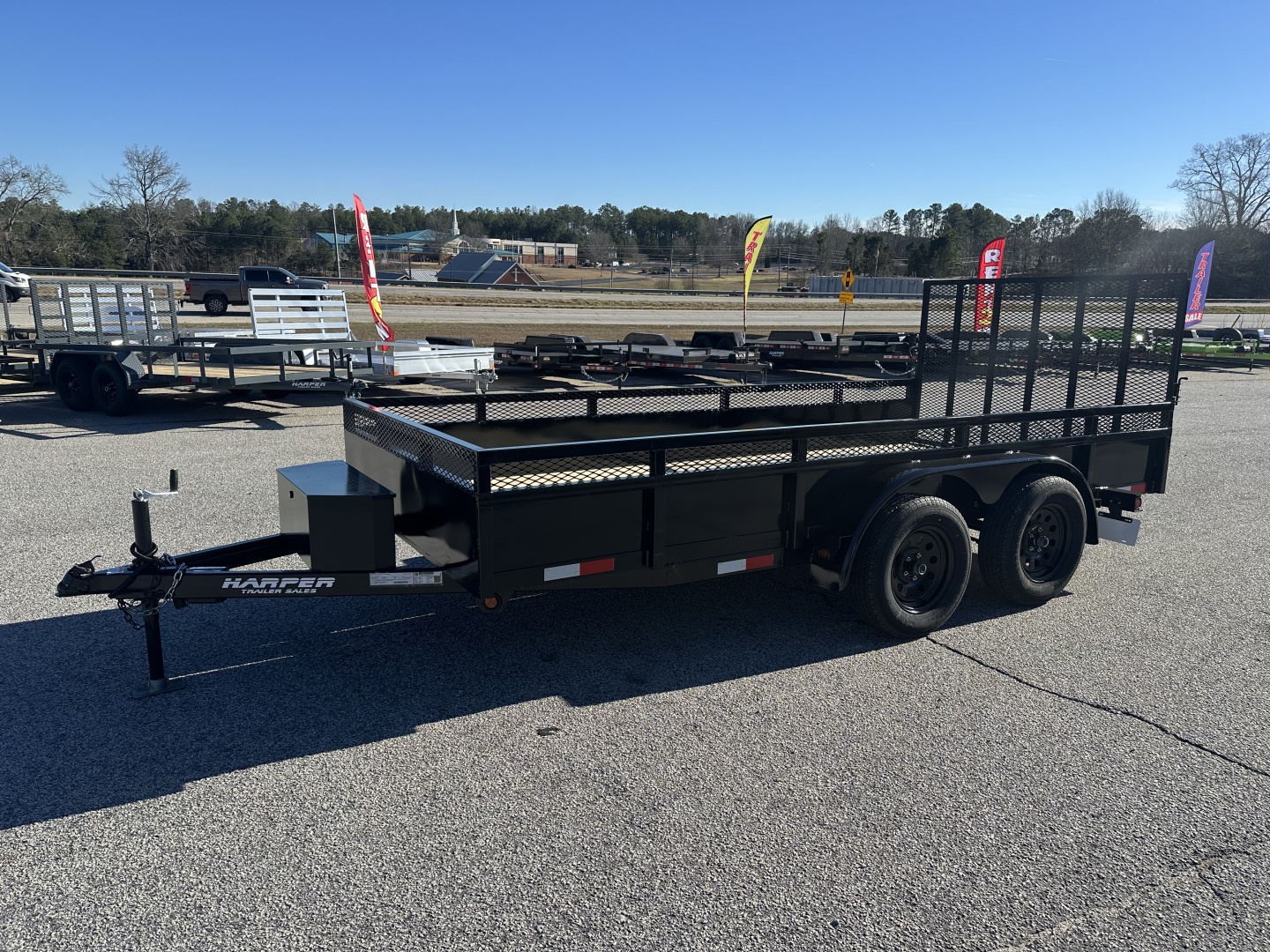 New 2026 6.5X14 SUPER CUSTOM RAIL TANDEM AXLE UTILITY TRAILER