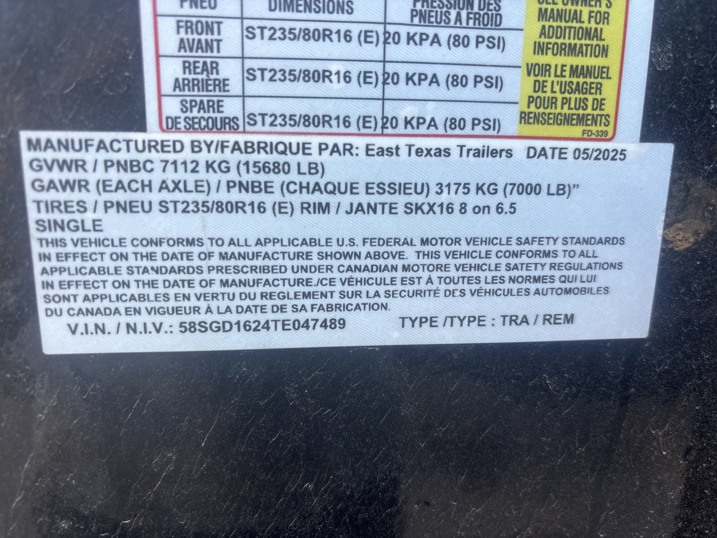 New 2025 East Texas Trailers GR8316072 Roll Off