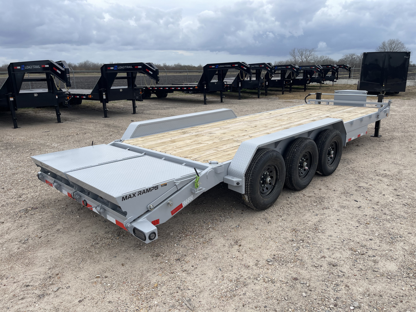 New 2026 Load Trail 83X24 Max Ramps 21K GVW Lowboy Car Hauler