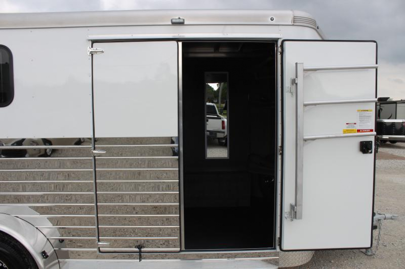 New 2025 Sundowner Super Tack 2 Horse Slant Load Bumper Pull