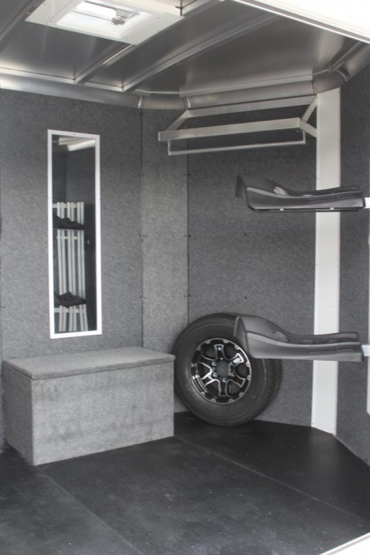 New 2025 Sundowner Super Tack 2 Horse Slant Load Bumper Pull