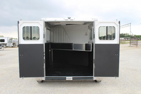 New 2025 Sundowner Super Tack 2 Horse Slant Load Bumper Pull