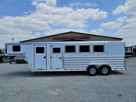 New 2025 Featherlite 4 Horse Gooseneck Horse Trailer