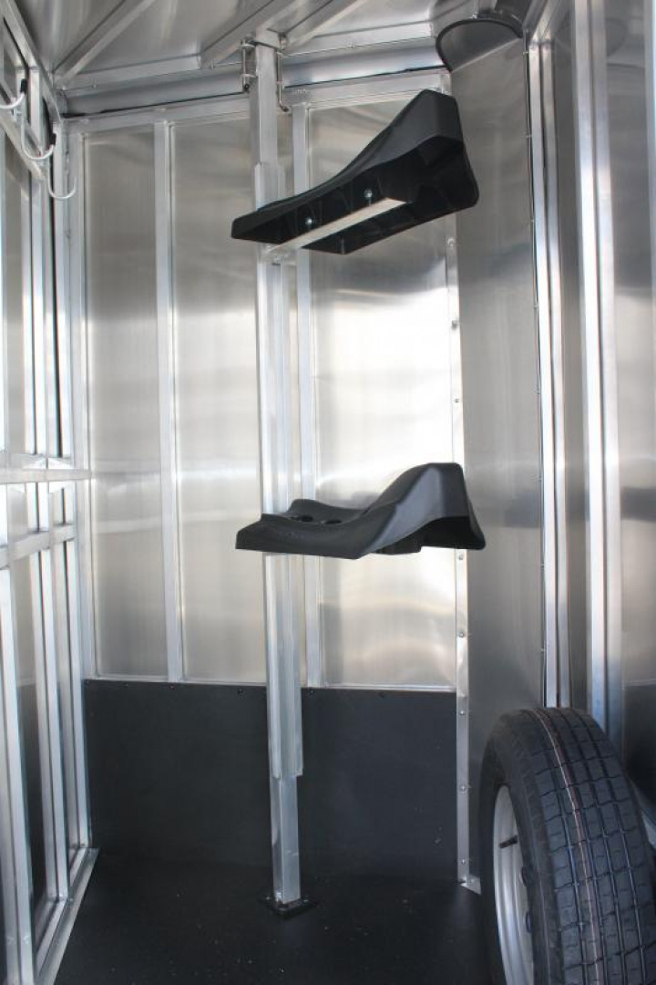 New 2025 Frontier Trailers 2 Horse Slant Load Bumper Pull Horse Trailer