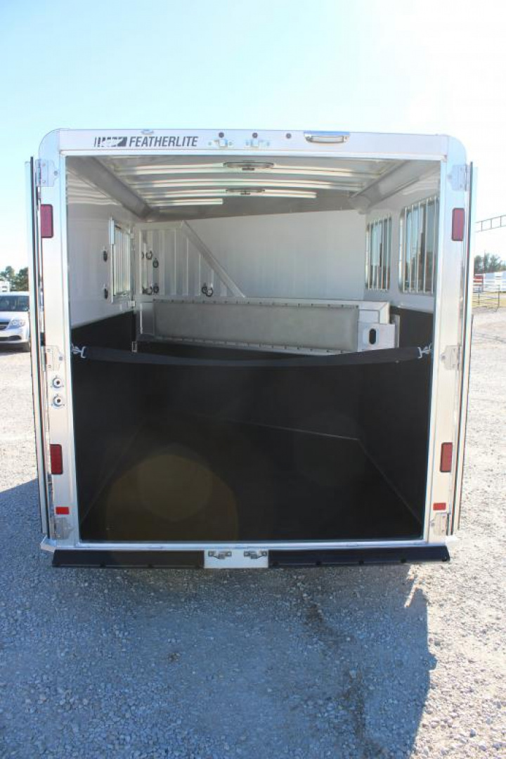 New 2025 Featherlite 2 Horse Slant Load Premier Tack Bumper Pull